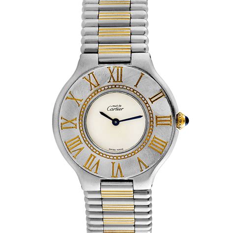 cartier watch must|must de cartier vintage watch.